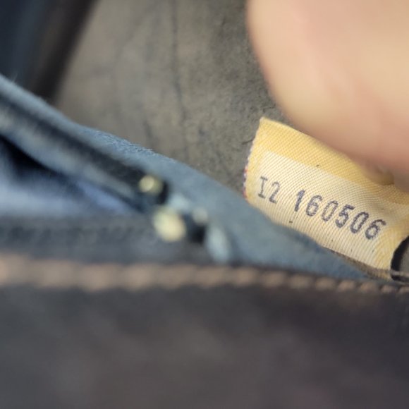 Vintage Dooney & Bourke Black Leather Satchel Bag with Key and Lock Italy - Picture 5 of 16